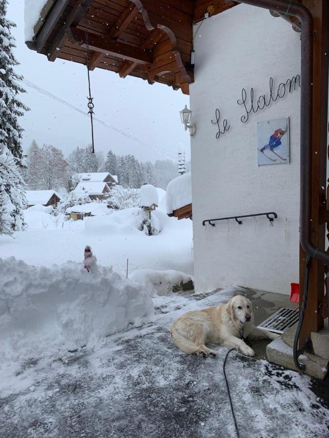 Chalet Le Slalom Arveyes Eksteriør billede