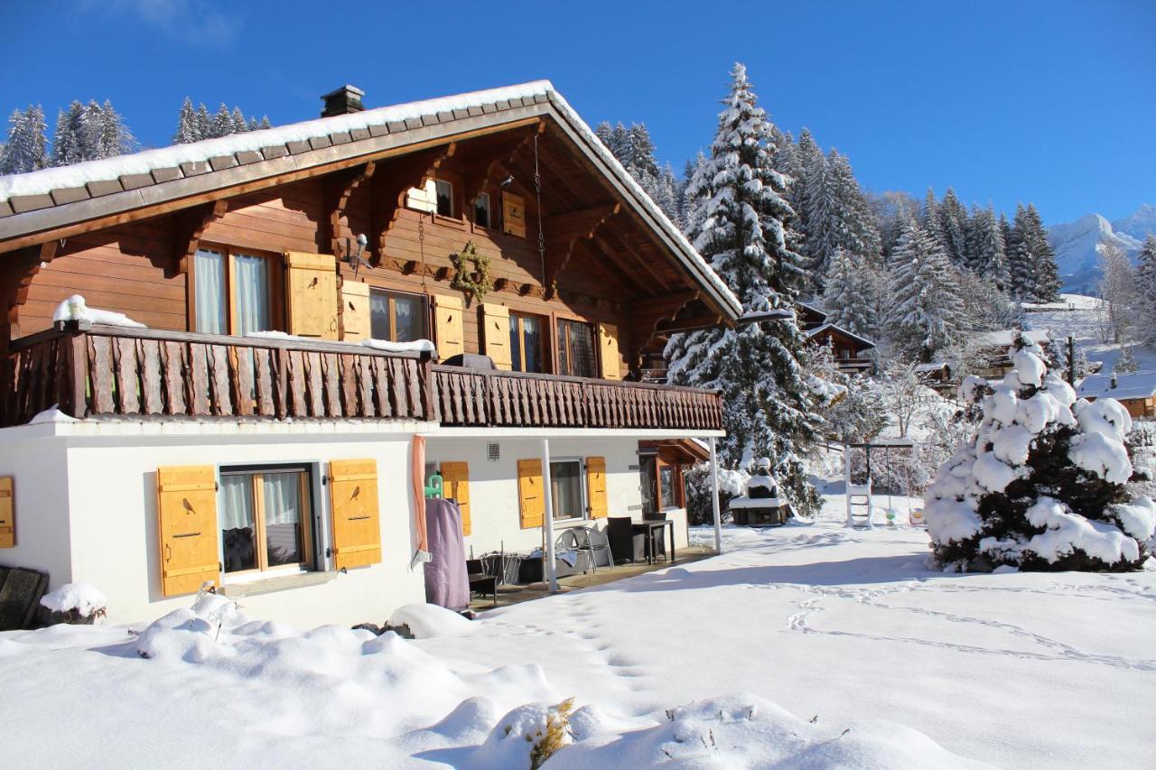 Chalet Le Slalom Arveyes Eksteriør billede